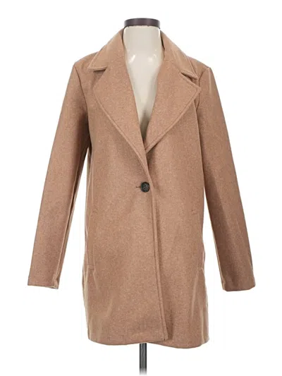 Pre-owned Love Tree Coat In Brown