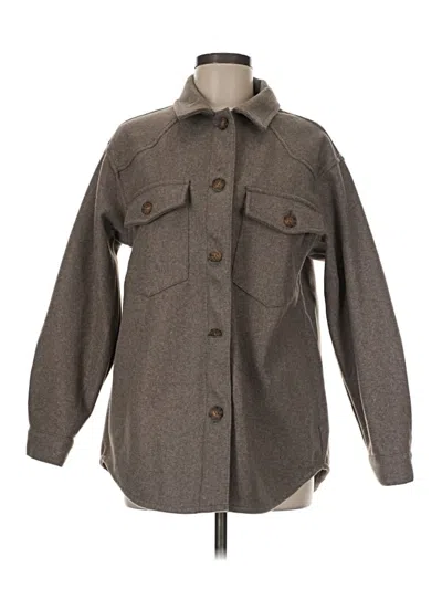 Pre-owned Love Tree Coat In Gray