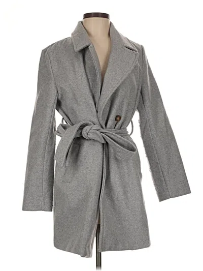 Pre-owned Love Tree Coat In Gray