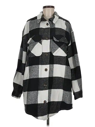 Pre-owned Love Tree Coat In Gray