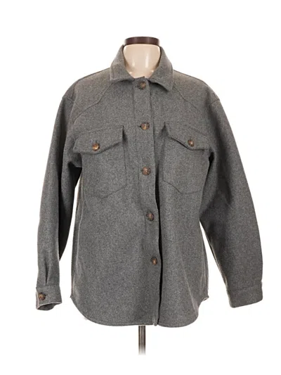 Pre-owned Love Tree Coat In Gray