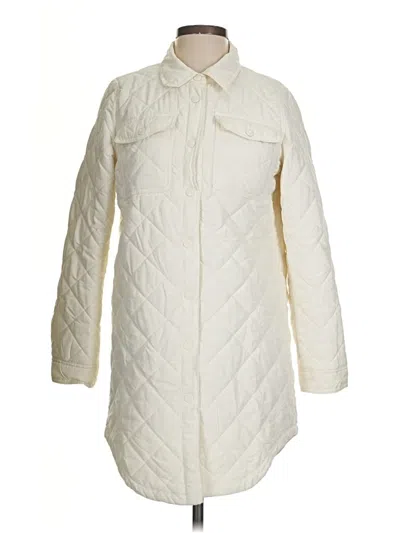 Pre-owned Love Tree Coat In Ivory