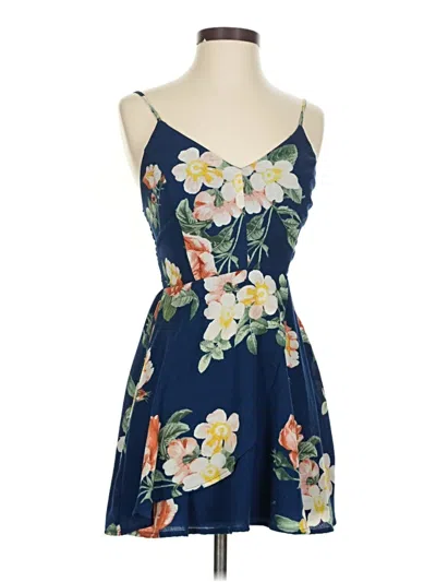 Pre-owned Love Tree Cocktail Dress In Blue