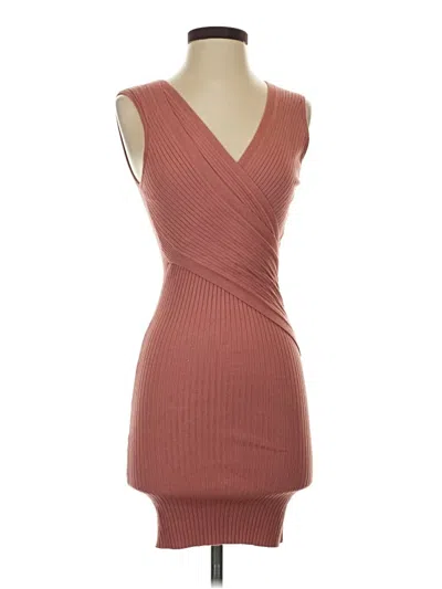 Pre-owned Love Tree Cocktail Dress In Brown