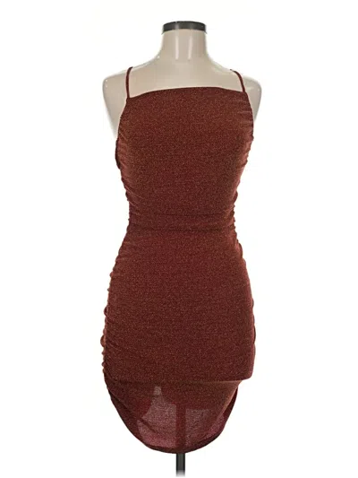 Pre-owned Love Tree Cocktail Dress In Brown