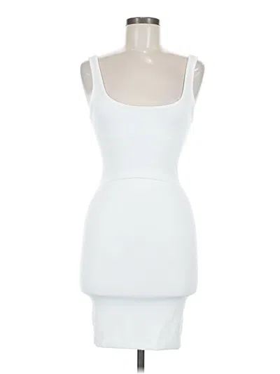 Pre-owned Love Tree Cocktail Dress In White