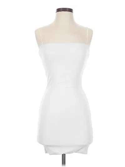 Pre-owned Love Tree Cocktail Dress In White