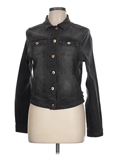 Pre-owned Love Tree Denim Jacket In Black