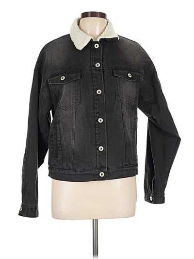 Pre-owned Love Tree Denim Jacket In Black