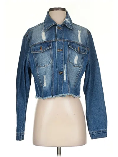 Pre-owned Love Tree Denim Jacket In Blue