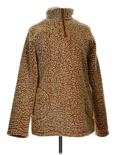 Pre-owned Love Tree Faux Fur Jacket In Brown