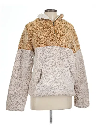 Pre-owned Love Tree Fleece Jacket In Ivory