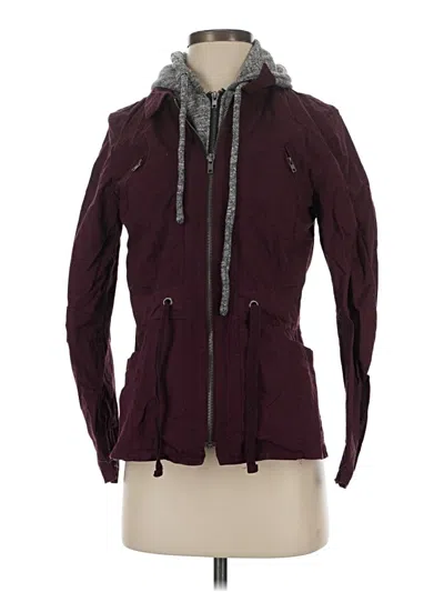 Pre-owned Love Tree Jacket In Burgundy