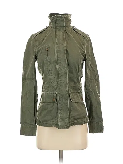 Pre-owned Love Tree Jacket In Green