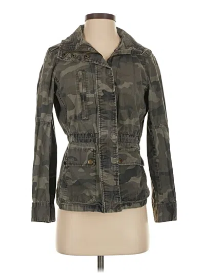 Pre-owned Love Tree Jacket In Green