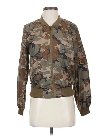 Pre-owned Love Tree Jacket In Green