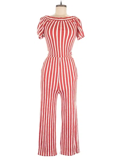 Pre-owned Love Tree Jumpsuit In Red