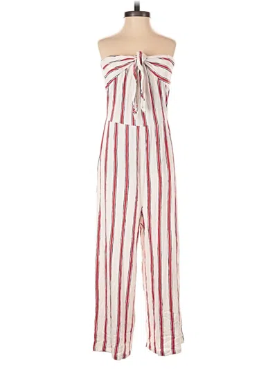 Pre-owned Love Tree Jumpsuit In White