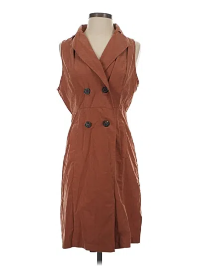 Pre-owned Love Tree Kimono In Brown