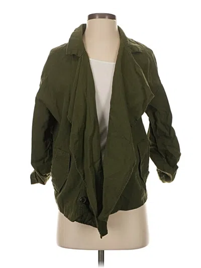 Pre-owned Love Tree Kimono In Green