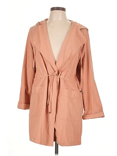 Pre-owned Love Tree Kimono In Tan