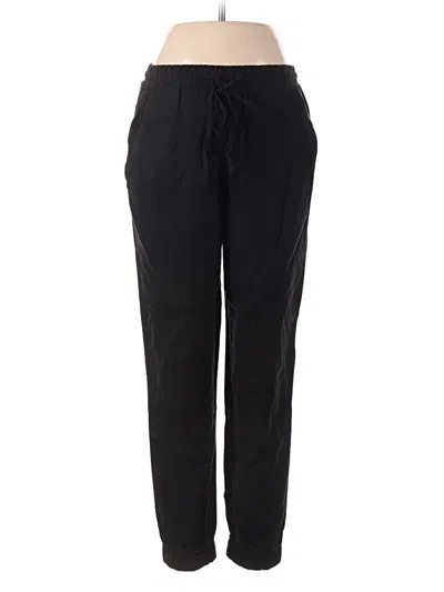 Pre-owned Love Tree Linen Pants In Black