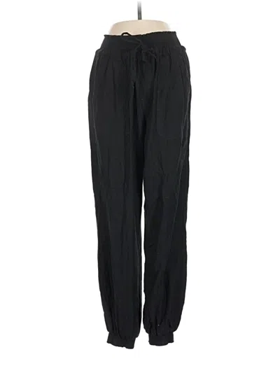Pre-owned Love Tree Linen Pants In Black