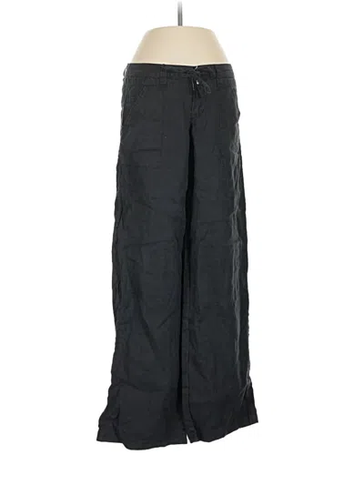 Pre-owned Love Tree Linen Pants In Black