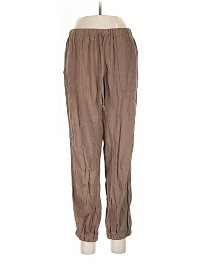 Pre-owned Love Tree Linen Pants In Brown