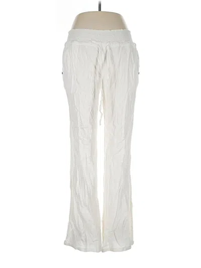 Pre-owned Love Tree Linen Pants In Ivory