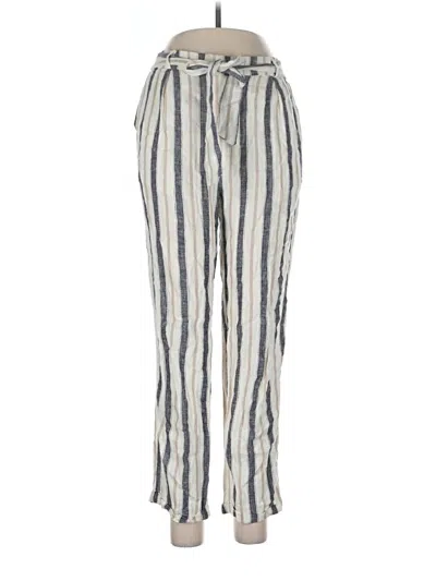 Pre-owned Love Tree Linen Pants In Silver