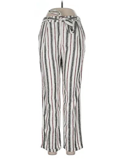 Pre-owned Love Tree Linen Pants In Silver