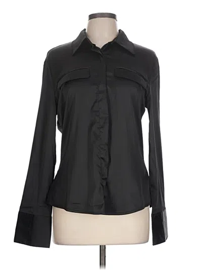 Love Tree Long Sleeve Blouse In Black