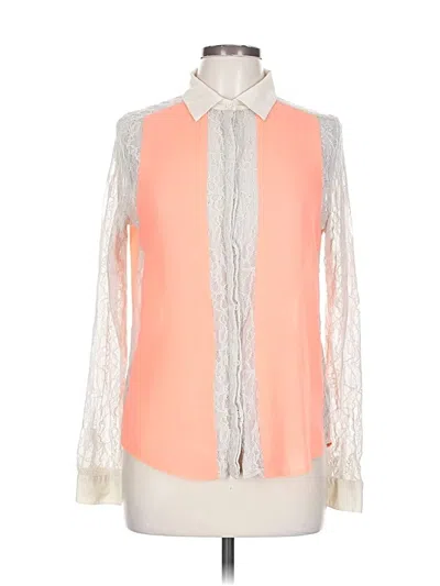 Pre-owned Love Tree Long Sleeve Blouse In Orange