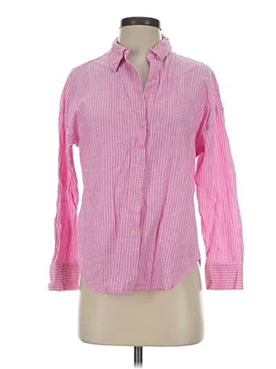 Pre-owned Love Tree Long Sleeve Button Down Shirt In Pink