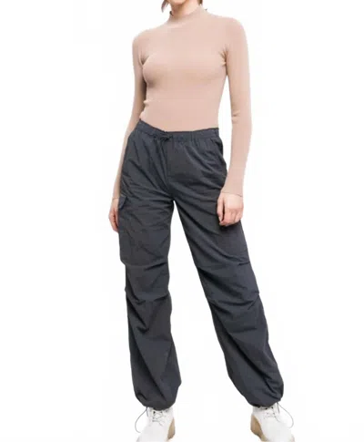 Love Tree Meringue Cargo Pants In Dark Slate In Blue
