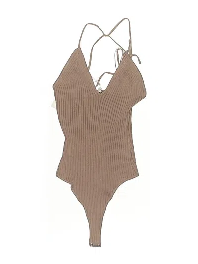 Pre-owned Love Tree One Piece Swimsuit In Brown