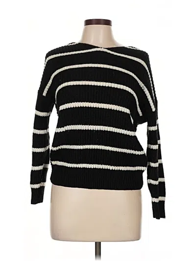 Pre-owned Love Tree Pullover Sweater In Black