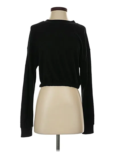 Pre-owned Love Tree Pullover Sweater In Black