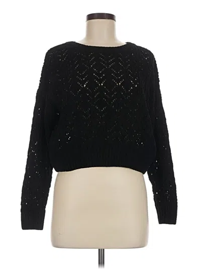 Pre-owned Love Tree Pullover Sweater In Black