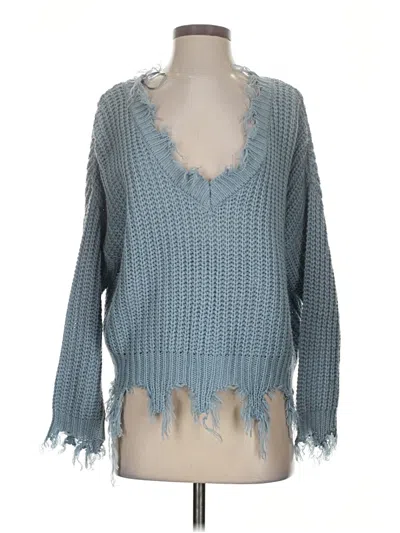 Pre-owned Love Tree Pullover Sweater In Blue