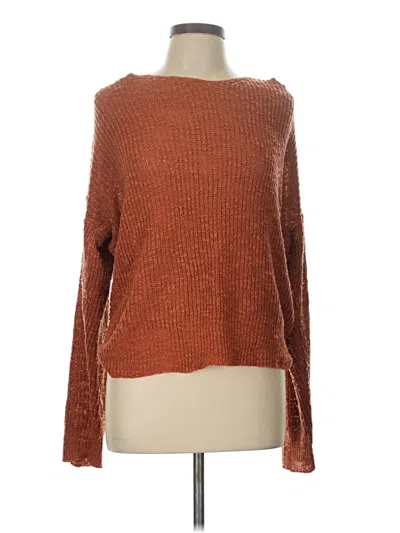 Pre-owned Love Tree Pullover Sweater In Brown