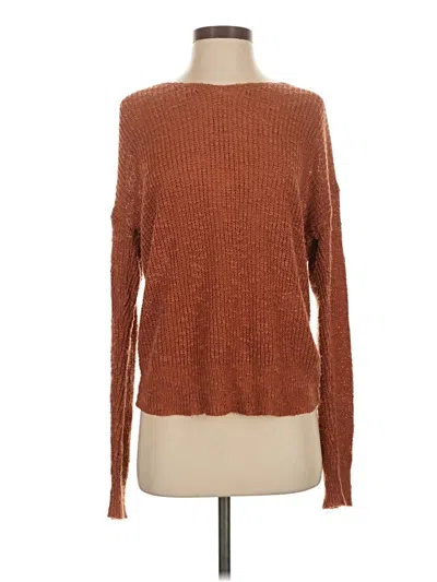 Pre-owned Love Tree Pullover Sweater In Brown
