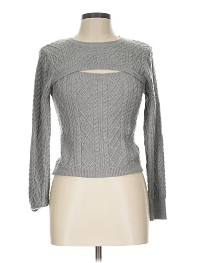 Pre-owned Love Tree Pullover Sweater In Gray