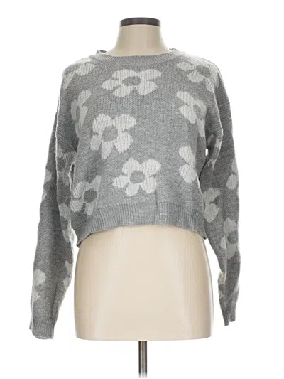 Pre-owned Love Tree Pullover Sweater In Gray