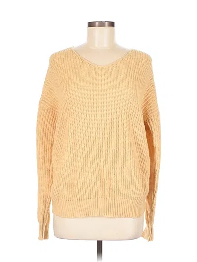 Pre-owned Love Tree Pullover Sweater In Yellow