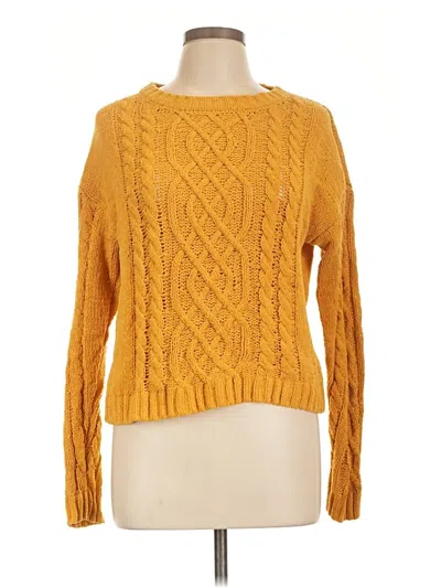 Pre-owned Love Tree Pullover Sweater In Yellow