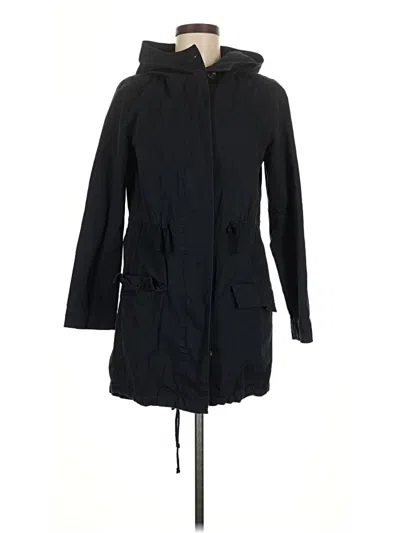 Pre-owned Love Tree Raincoat In Black