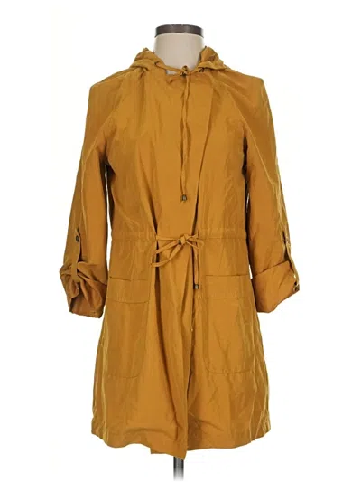 Pre-owned Love Tree Raincoat In Gold