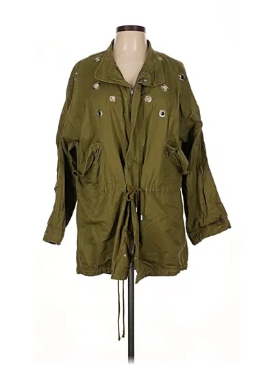 Pre-owned Love Tree Raincoat In Green
